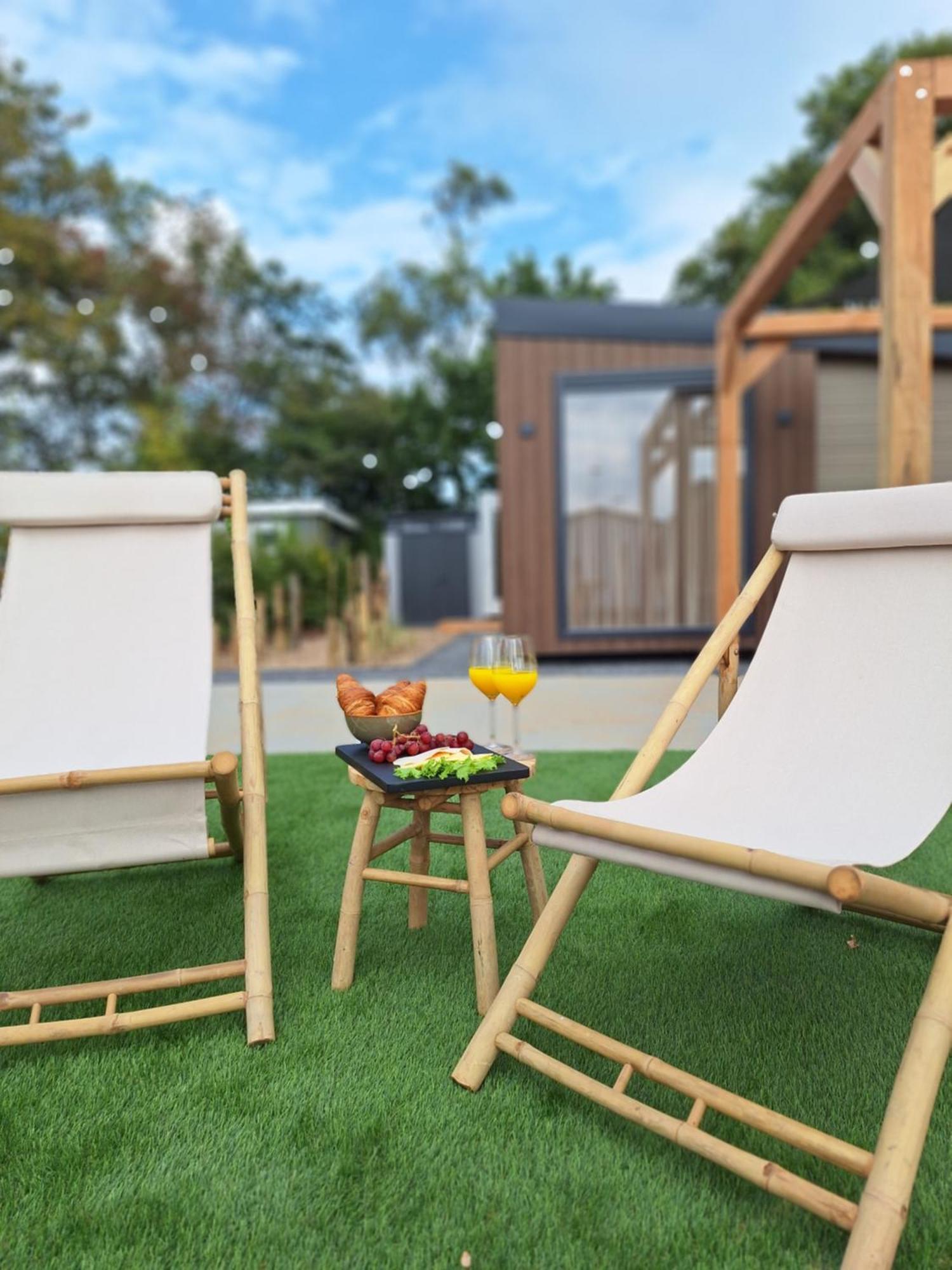 'Relax Lodge Sea' - Wellness Lodge In Zeeland - Private Sauna - Airco - Garden - Outdoor Swimming Pool - Free Wifi, Towels & Bed Linen Heinkenszand Zewnętrze zdjęcie