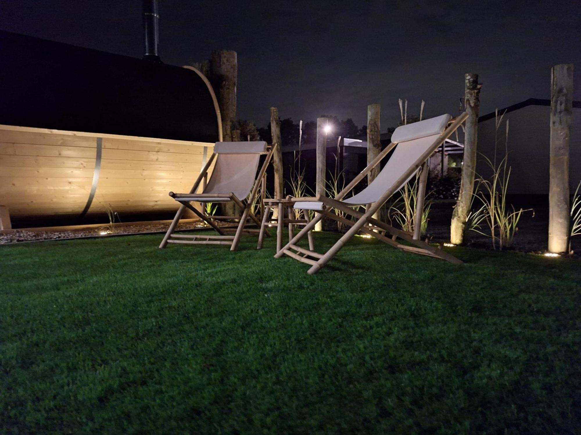 'Relax Lodge Sea' - Wellness Lodge In Zeeland - Private Sauna - Airco - Garden - Outdoor Swimming Pool - Free Wifi, Towels & Bed Linen Heinkenszand Zewnętrze zdjęcie